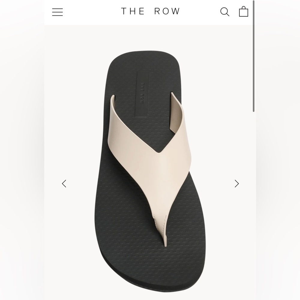 NWOT The Row Leather Dune Sandal size 38